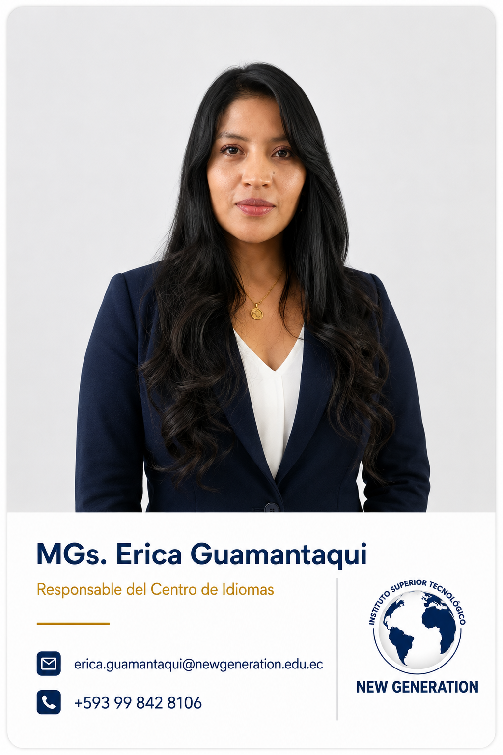 MGs. Erica Guamantaqui