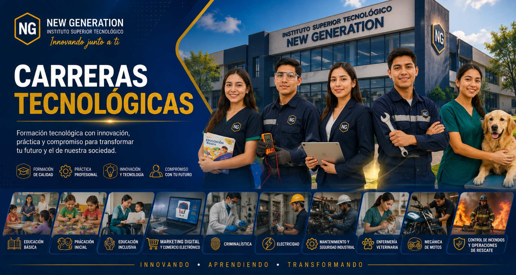 Carreras Académicas Tecnológicas | Instituto Superior Tecnológico New Generation