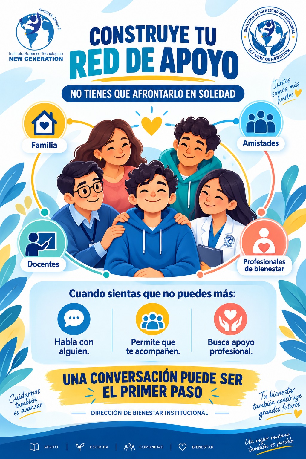 Construir una red de apoyo también es cuidar la vida